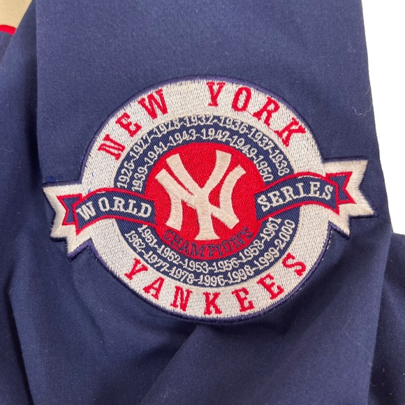 Vintage Majestic Yankees Cooperstown Collection Stripe World Series Jacket - Picture 4 of 8